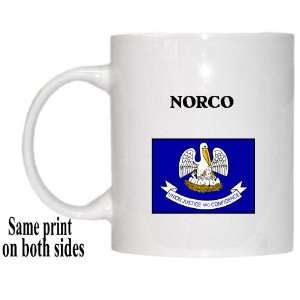  US State Flag   NORCO, Louisiana (LA) Mug 