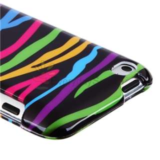   Touch 4 4th Gen 4G Colorful Leopard+Colorful Zebra Hard Case Cover