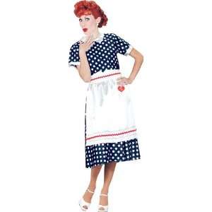  I Love Lucy Polka Dot Dress Xl