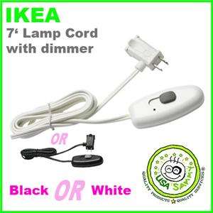 IKEA 7 Lamp Light Cord Cable Dimmer Switch Control NEW  