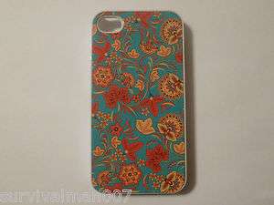 iPhone 4 & 4s Cases Covers Vintage Floral Personalized Custom iPhone 