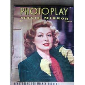  PHOTOPLAY/MOVIE MIRROR Magazine, December 1942, with GREER 