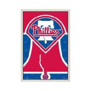  Phillies Logo Framed Poster