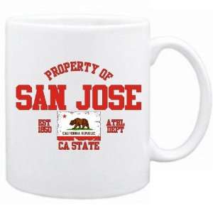  New  Property Of San Jose / Athl Dept  California Mug 