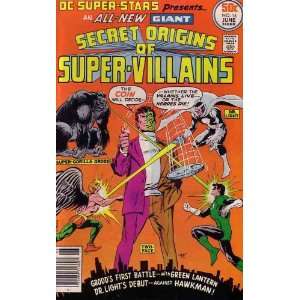   Origins of Super Villains June 1977 No. 14 (3) Paul Levitz Books