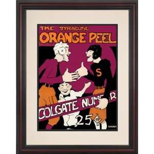  1932 Syracuse Orange vs Colgate Raiders 8 1/2 x 11 Framed 