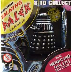  Doctor Who Classic MIcro Talking Dalek Silver/Black Toys 