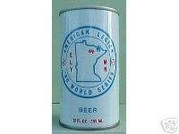 AMERICAN LEGION WORLD SERIES Beer Can MINNESOTA 1980  