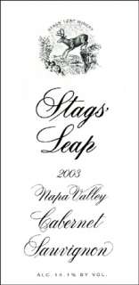Stags Leap Winery Cabernet Sauvignon 2003 