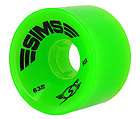 Sims Street Comp Green Skate Wheels 63mm Skateboard