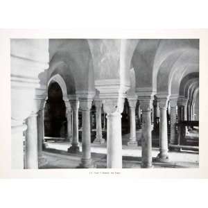  1956 Print Gurk Cathedral Crypt Columns Saint Hemma Romanesque 