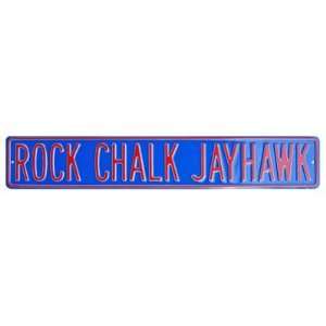 Kansas Jayhawks Sign rock Chalk Jayhawk Sports 