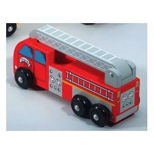  Wooden Fire Truck   Toy Toys & Games