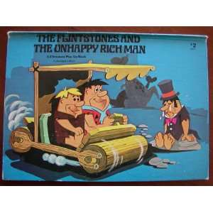   the Unhappy Rich Man, a Flintstones pop up book Hanna Barbara Books