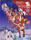 24pc RUDOLPH the RED NOSED REINDEER Santas Reindeer & Sleigh Tray 