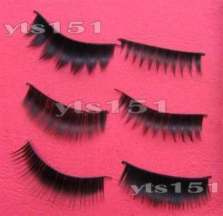 60 Pairs long False Eyelashes eyelash 6 styles Y015  