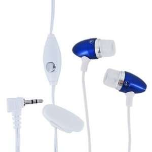  2.5mm Blue Bullet Headset for Cricket MSGM8 II Cell 