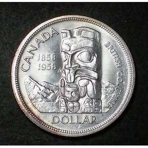  1958 Silver CANADIAN QUEEN Dollar 