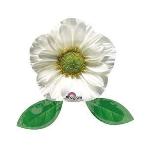  White Flower Shape 12 Air Filled Cup & Stick Included 
