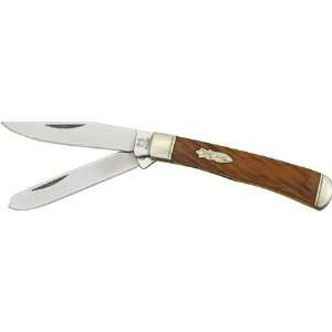   Rough Rider Knives 1046 Twisted Brown Bone Trapper