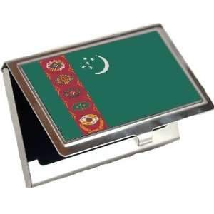  Turkmenistan Flag Business Card Holder