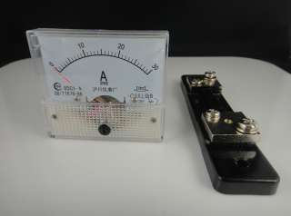 Analog AMP Panel Meter Gauge DC 0 30A 85C1 + Shunt  