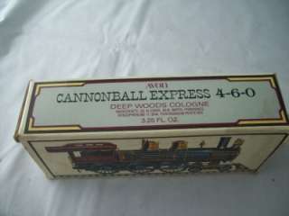 Vintage Avon Cannonball Express 4 6 0 Train Decanter  