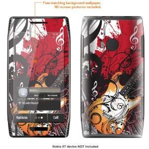   Decal Skin STICKER for Nokia X7 case cover X7 353 Electronics