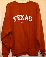 New Mens Sz L Nike Texas Longhorns TX Orange Sweatshirt  