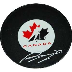  Ryan Murray Autographed Signed Team Canada Puck WJC 