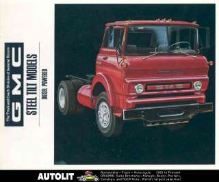 1968 GMC Steel Tilt Cab Diesel Truck Brochure  