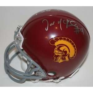   McKnight Autograph USC Mini Helmet w/ Display Case 