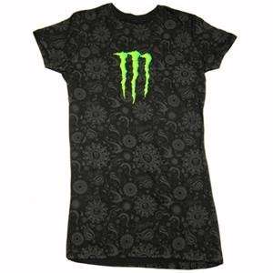  One Industries Womens Monster Lover T Shirt   Small/Black 