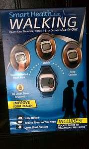 Smart Health Walking Heart Rate Monitor, Watch & Step Counter All in 