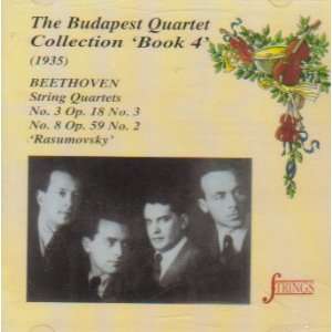 Budapest Quartet Collection Book 4 1935  Beethoven String Quartets 