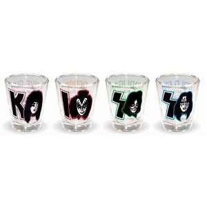 KISS Rockin Recipe Shots (Shotglass 4 Pack)  Kitchen 