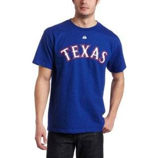 MLB Texas Rangers Replica Home Jersey, White/Scarlet/Blue  