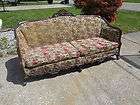   victorian solid wood camelback sofa couch chaise custom crafted
