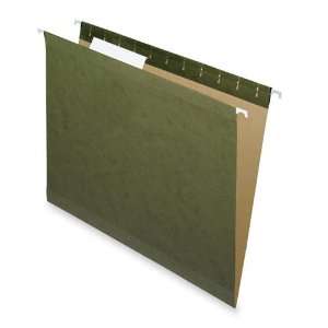   Hanging Folders Without Tabs, Legal, 25/BX, Green