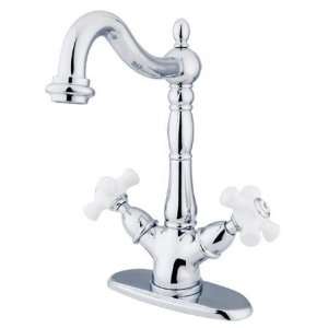   Faucet without Pop Up Rod with 4 Plate, Polished N