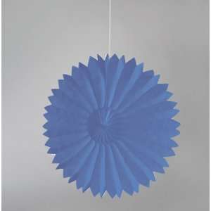  Blue Paper Tissue Fans