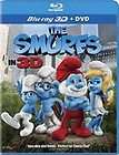The Smurfs (Blu ray/DVD2011, 3 Discs, 3D/2D; Inc. UV digital) New 