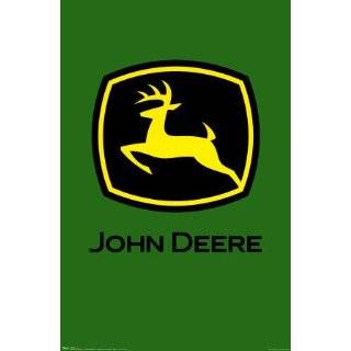 John Deere Poster 22.5x34 Classic Green Deer Logo Poster Print, 22x34