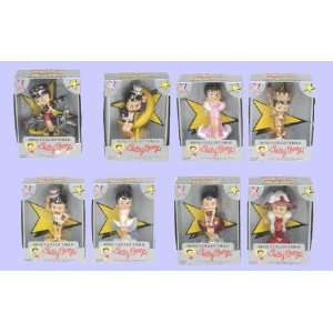 PVC 8 Piece SET of 4 Mini Betty Boop Figures Eight Assorted Styles
