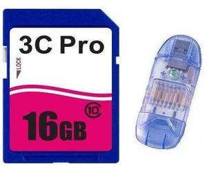 3C Pro 16GB 16G SD SDHC extreme ly fast SD Card C10 Class 10 Class10 