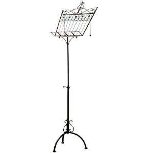 Wrought Iron Music Stand 18x11.5x47.5