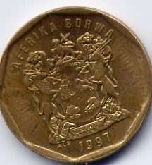 South Africa 20 Cents, 1997  