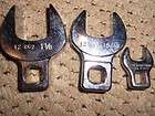   ARMSTRONG TOOLS CROWFOOT OPEN END WRENCHES 12 862, 12 859, 11 853 NEW