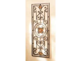 Wall Grill Decorative Metal Wrought Iron Medallion  