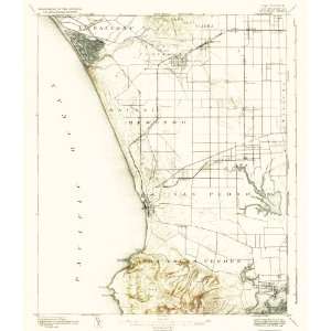  USGS TOPO MAP REDONDO SHEET CALIFORNIA (CA) 1896